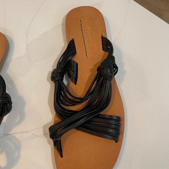 Anthropologie Matisse New Mystic Sandals in Black Leather Size 9 - Picture 6 of 6